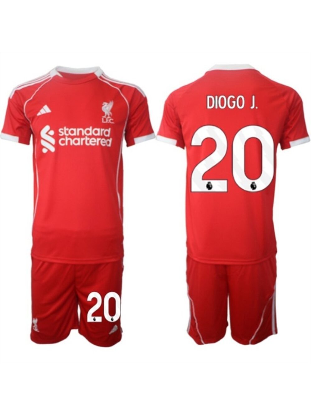 Diogo Jota Red Soccer Jersey Suit